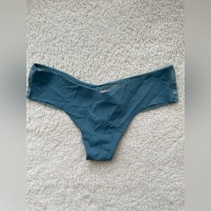Victoria's Secret Blue Teal Seamless Thong Panty